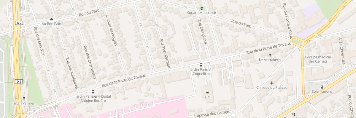 Plan du 52 Rue Porte de Trivaux à Clamart