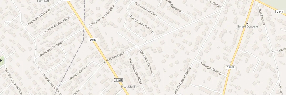 Plan du 51 Rue Pierre Curie à Saint-Prix