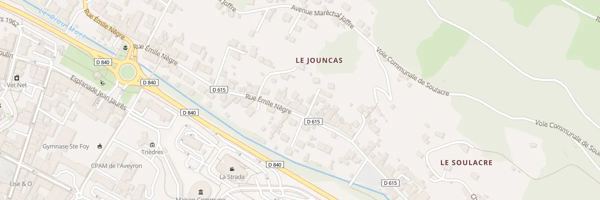 Plan du 47 Rue Emile Nègre à Decazeville