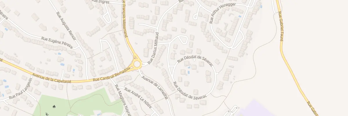 Plan du 21 Rue Déodat de Séverac à Castres