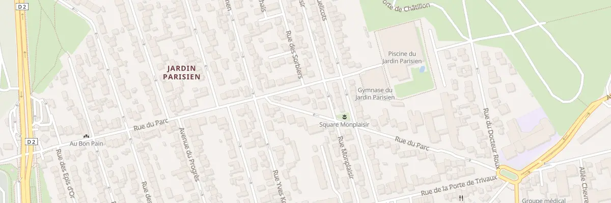 Plan du 44 Rue du Parc à Clamart