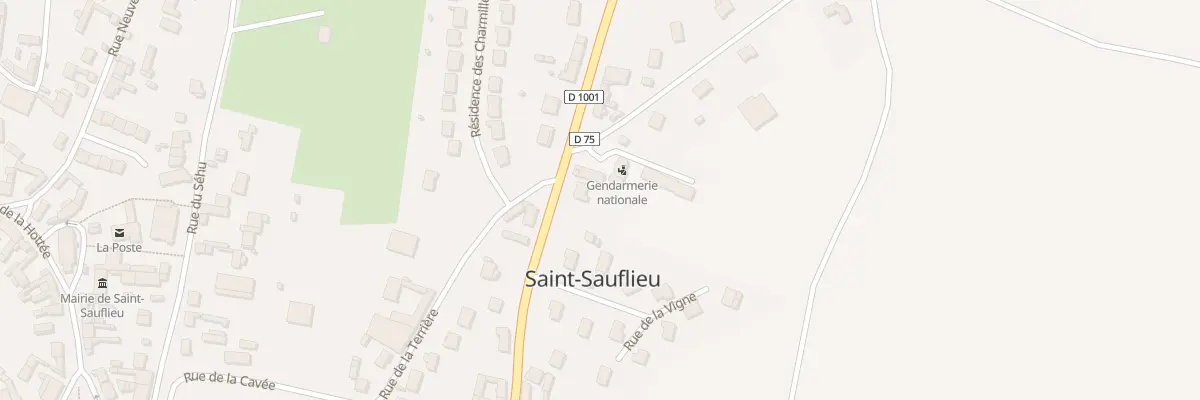 Plan du 78 Rte Nationale à Saint-Sauflieu