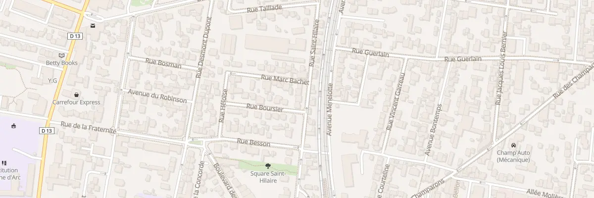 Plan du 31 Rue Saint-Hilaire à Colombes