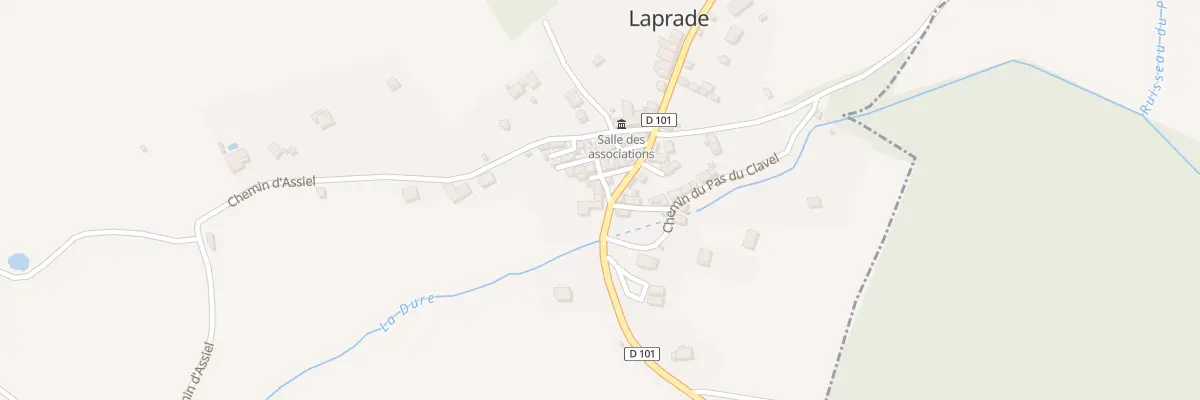 Plan du 32 Le Village à Laprade