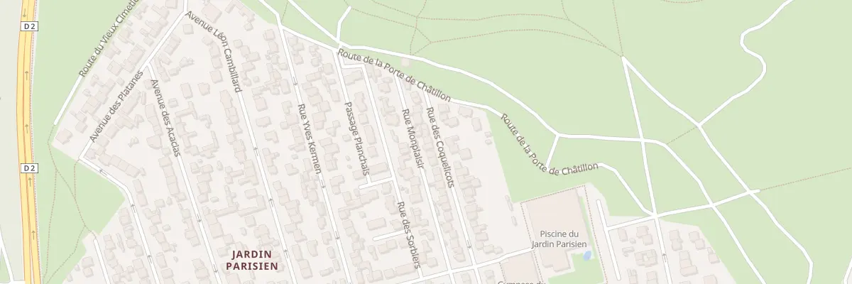 Plan du 73 Rue des Coquelicots à Clamart
