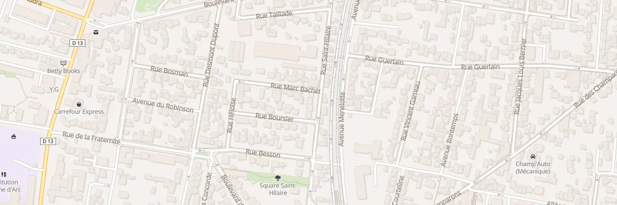 Plan du 33 Rue Saint-Hilaire à Colombes