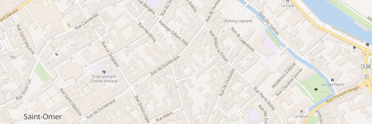 Plan du 155 Rue de Dunkerque à Saint-Omer