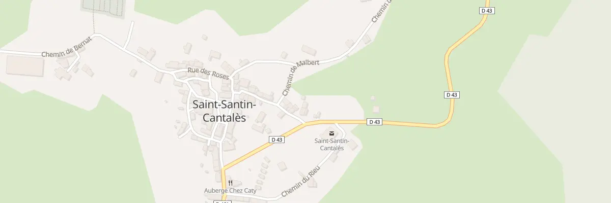 Plan du 5062 Le Bourg à Saint-Santin-Cantalès