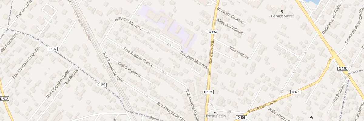 Plan du 9 Rue Jean Mermoz à Saint-Prix