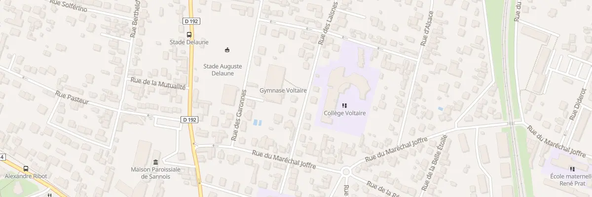Plan du 5 Rue des Laisnes à Sannois