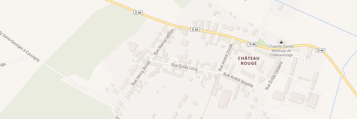 Plan du 5 Rue Emile Locq à Cauvigny