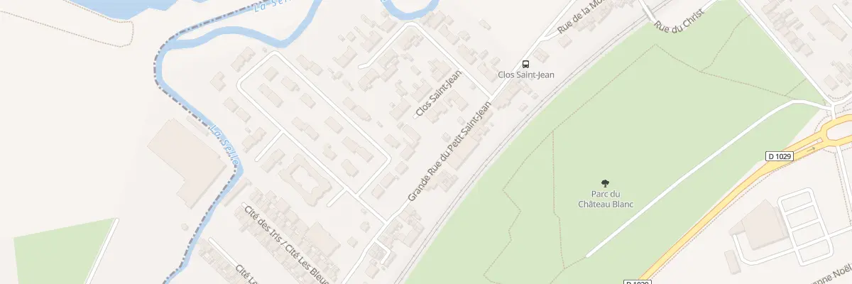 Plan du 1 Rue Clos Saint Jean à Amiens