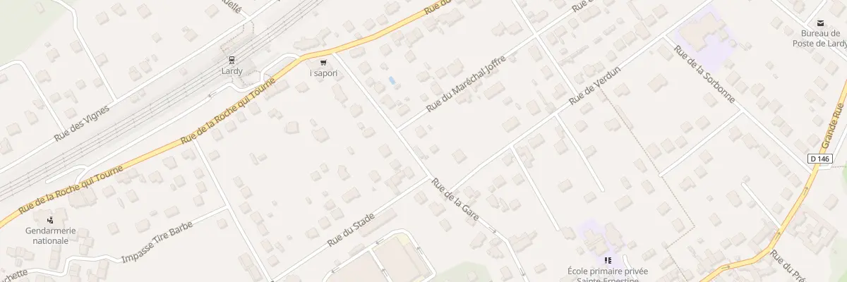 Plan du 16 Rue de la Gare à Lardy