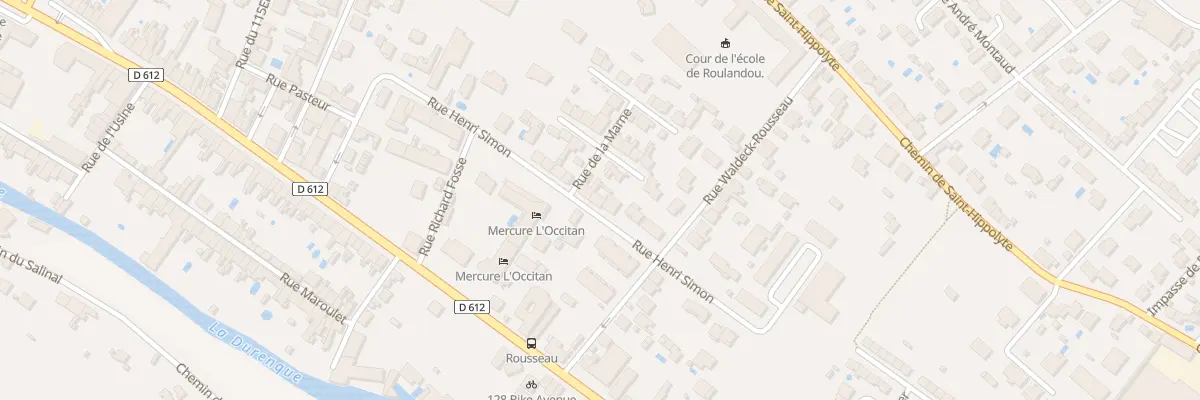 Plan du 35 Rue Henri Simon à Castres