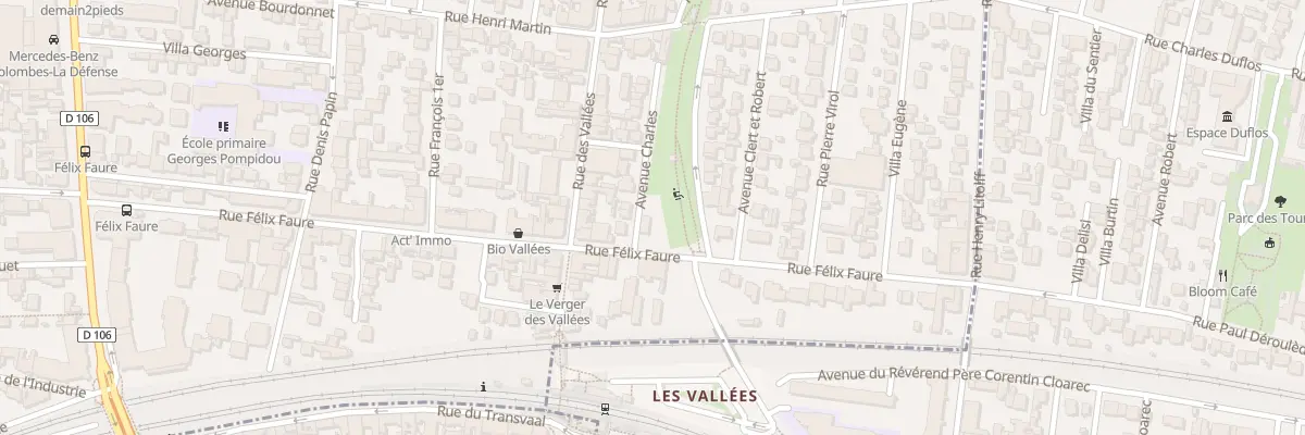 Plan du 59 Rue Félix Faure à Colombes