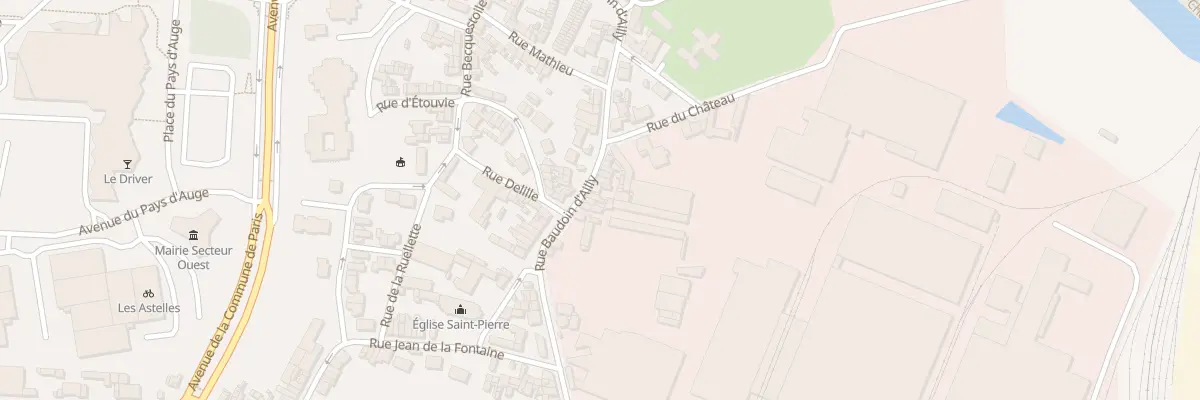 Plan du 96 Rue Baudoin d’Ailly à Amiens