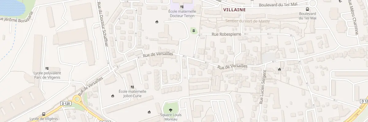 Plan du 47 Rue de Versailles à Massy