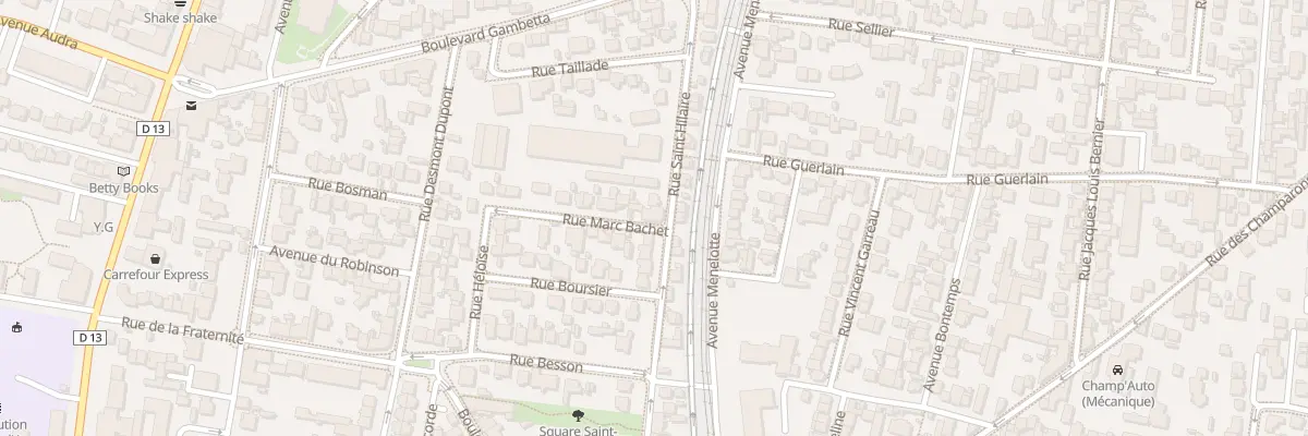 Plan du 2 Rue Marc Bachet à Colombes