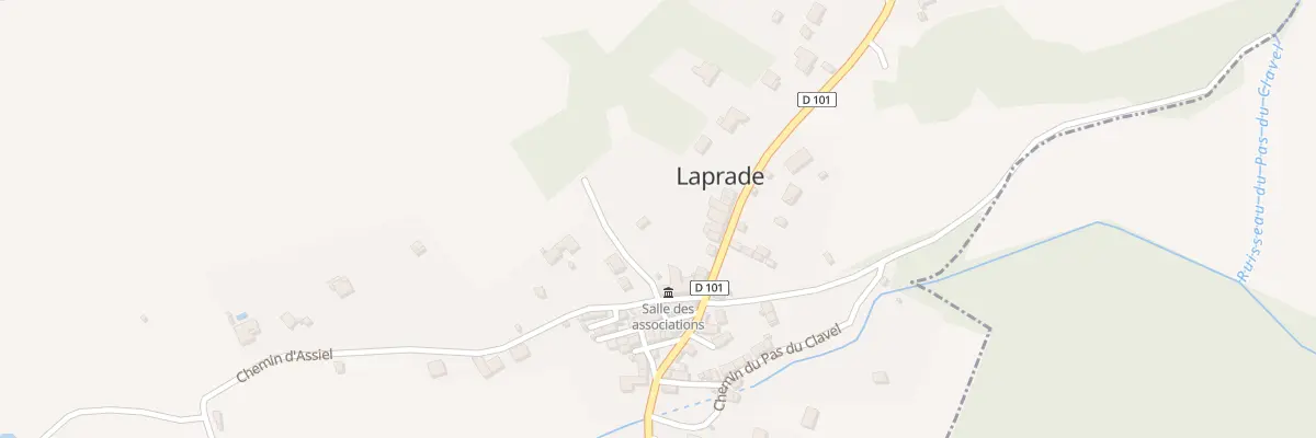 Plan du 5088 Le Village à Laprade