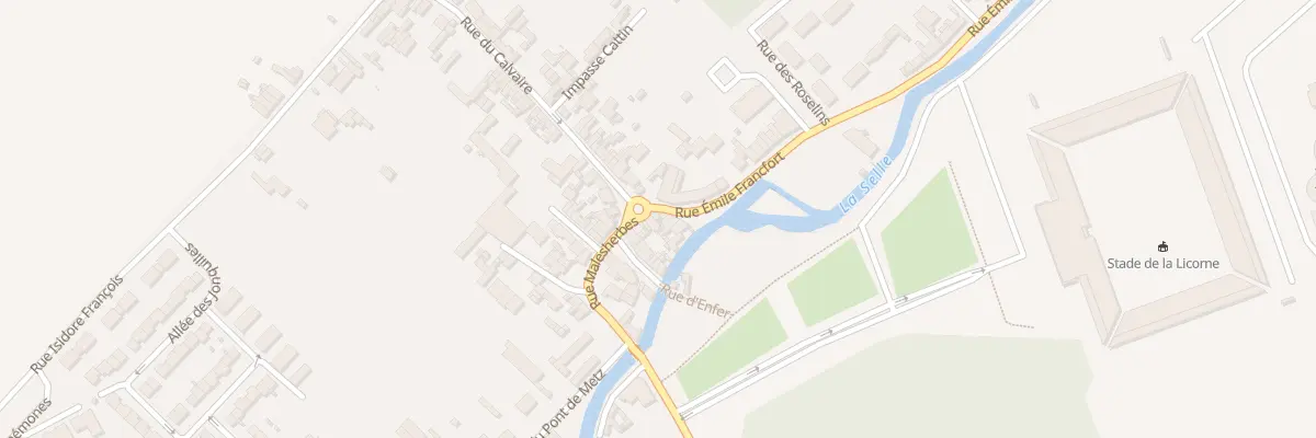 Plan du 1 Rue Malesherbes à Amiens