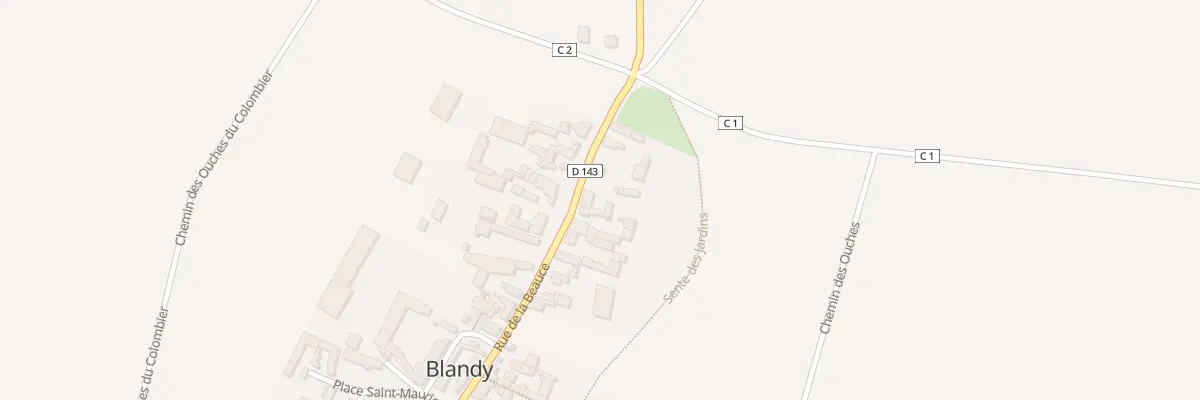 Plan du 9 Rue de Beauce à Blandy