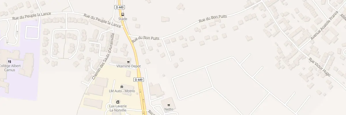 Plan du 33 Rue du Bon Puits à La Norville