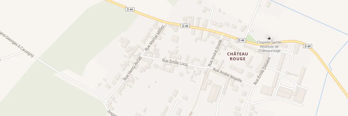 Plan du 7 Rue Emile Locq à Cauvigny