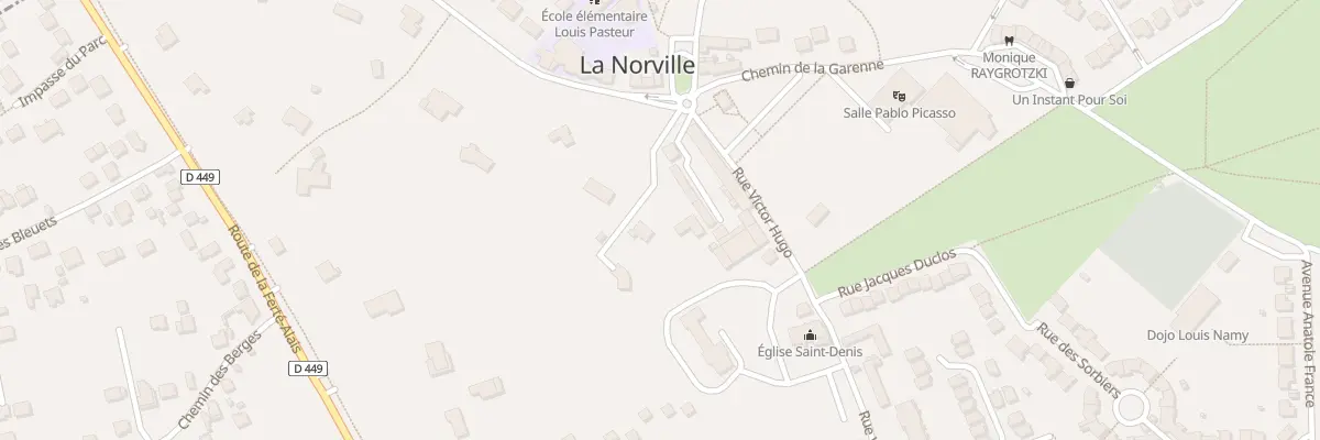 Plan du 1 Rue Saint Denis à La Norville