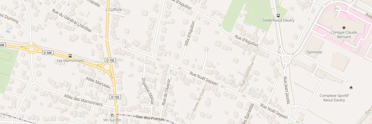 Plan du 201 Rue Noel Seysen à Ermont