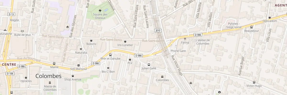 Plan du 5 Rue Saint-Denis à Colombes