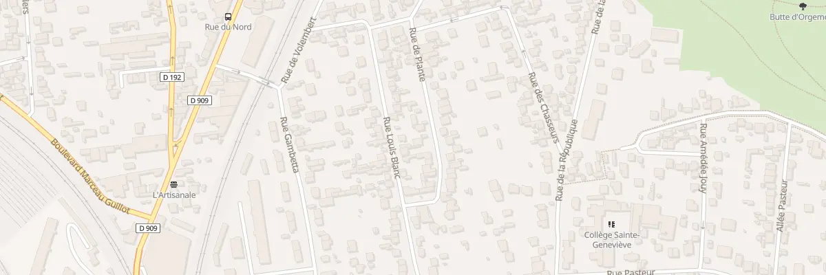 Plan du 68 Rue Louis Blanc à Argenteuil