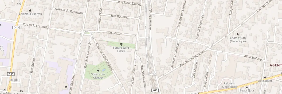 Plan du 20B Rue Saint-Hilaire à Colombes