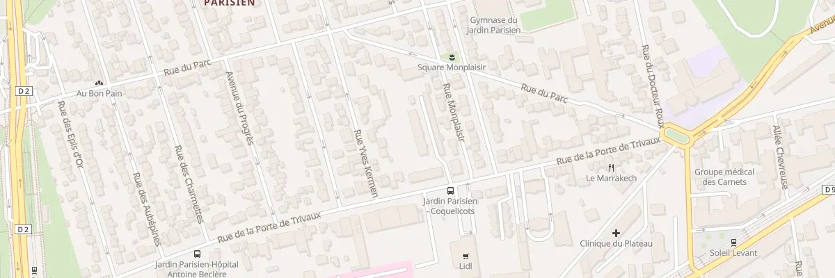 Plan du 50T Rue Porte de Trivaux à Clamart