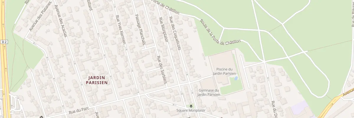 Plan du 55 Rue des Coquelicots à Clamart