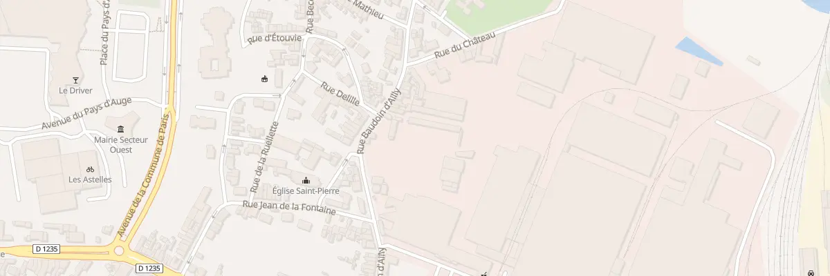 Plan du 86 Rue Baudoin d’Ailly à Amiens