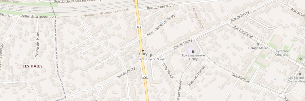 Plan du 88 Rue de Fleury à Clamart