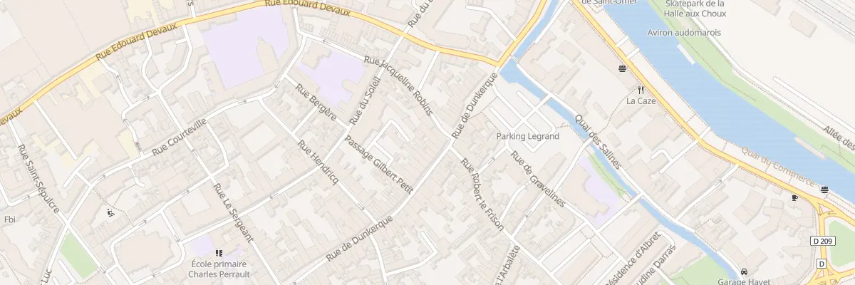 Plan du 168 Rue de Dunkerque à Saint-Omer