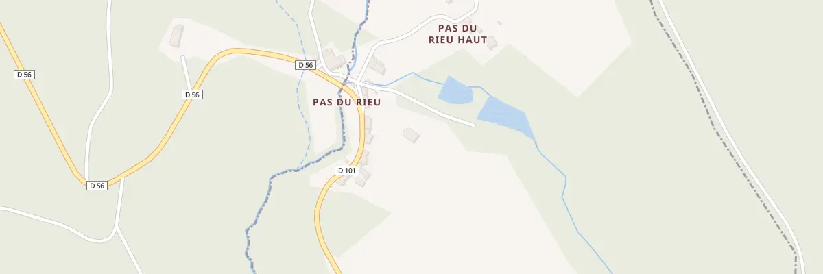 Plan du 59A Pas du Rieu Bas à Laprade