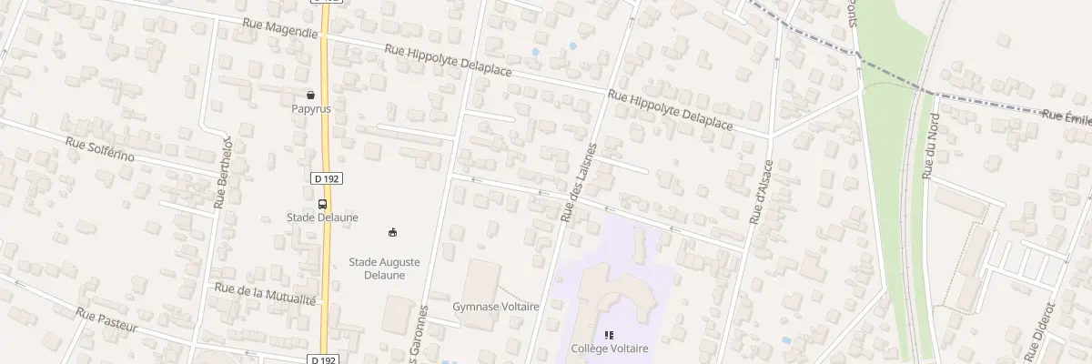 Plan du 12 Rue Voltaire à Sannois