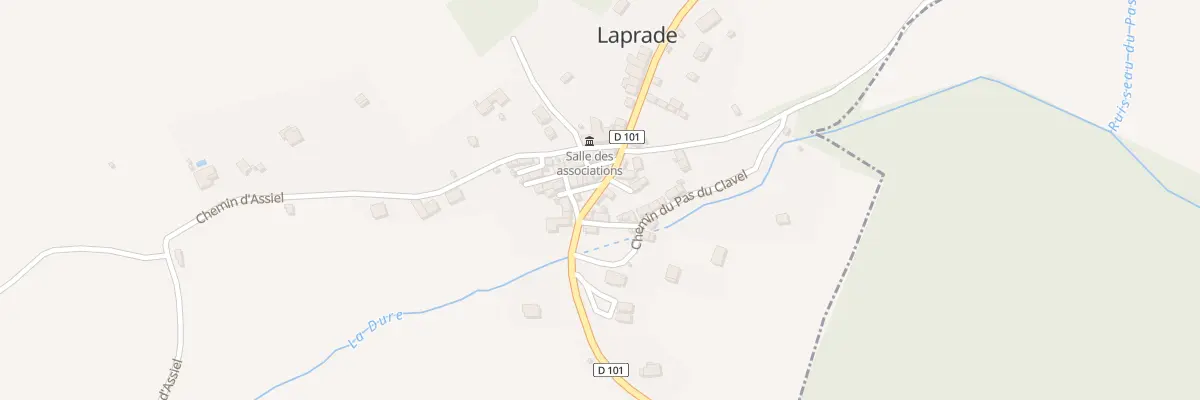 Plan du 10 Av de Labruguière à Laprade