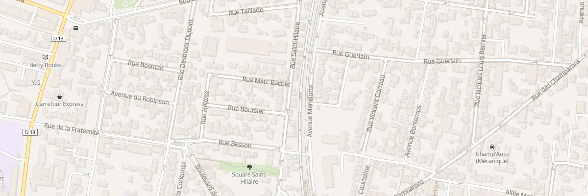 Plan du 36 Rue Saint-Hilaire à Colombes