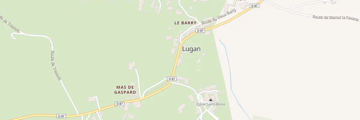 Plan du 5004 Le Barry à Lugan