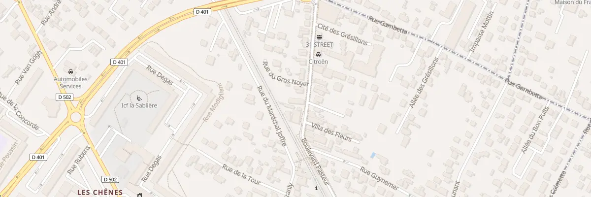 Plan du 39 Rue du Gros Noyer à Ermont