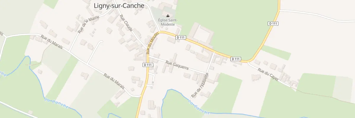 Plan du 3 Rue Gacquere à Ligny-sur-Canche