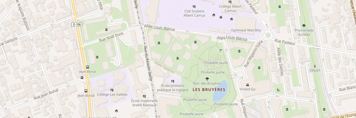 Plan du 5 All Gabriel à Bois-Colombes