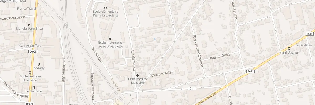 Plan du 21 Rue de la Republique à Argenteuil