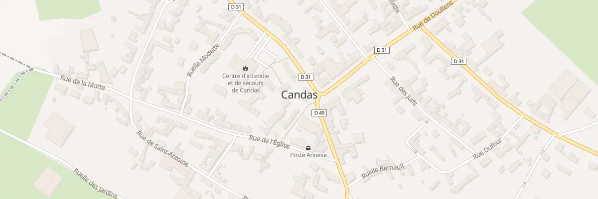 Plan du 1 Rue de la Gare à Candas