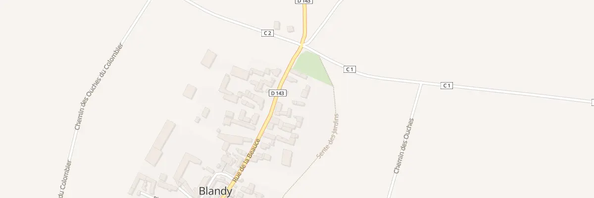 Plan du 7 Rue de Beauce à Blandy