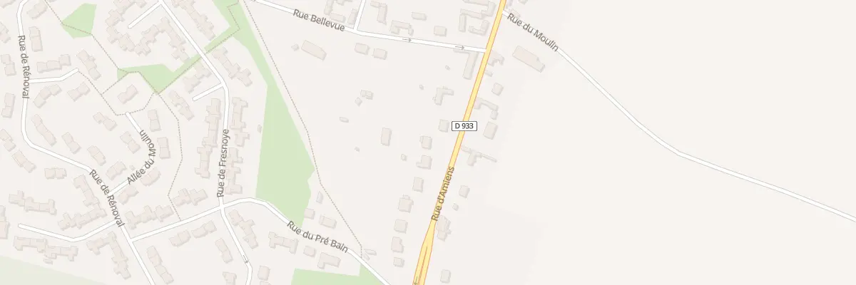 Plan du 216 Rue d’Amiens à Flesselles