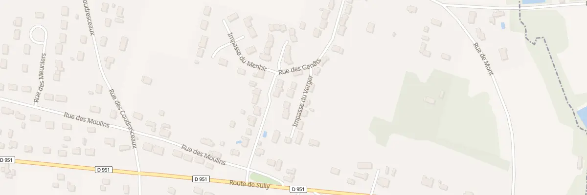 Plan du 3 Imp du Verger à Neuvy-en-Sullias
